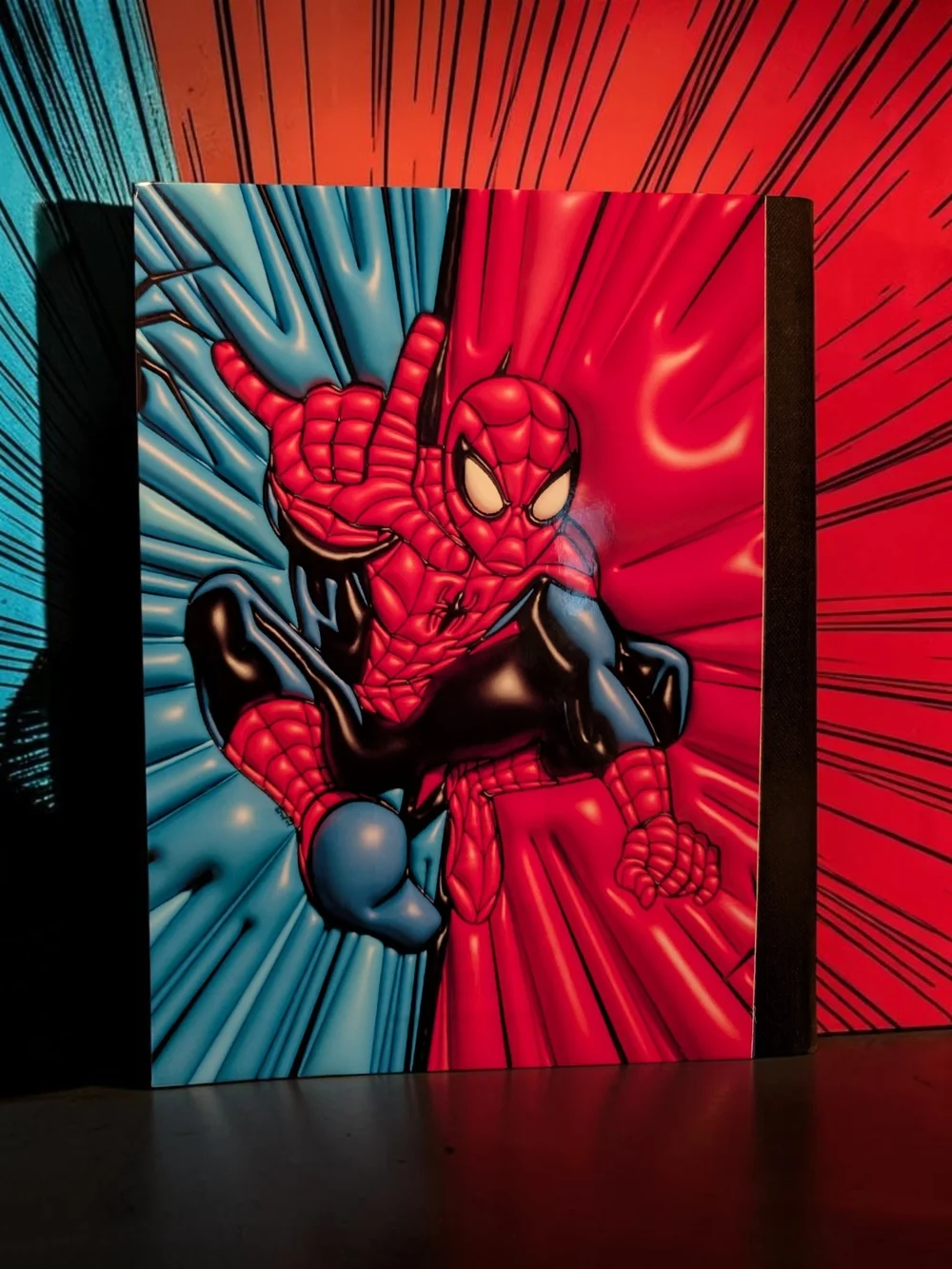 Spider-Man Red & Blue Altered Composition Book